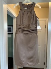 davids bridal bridesmaid dress size 8 100% polyester 
