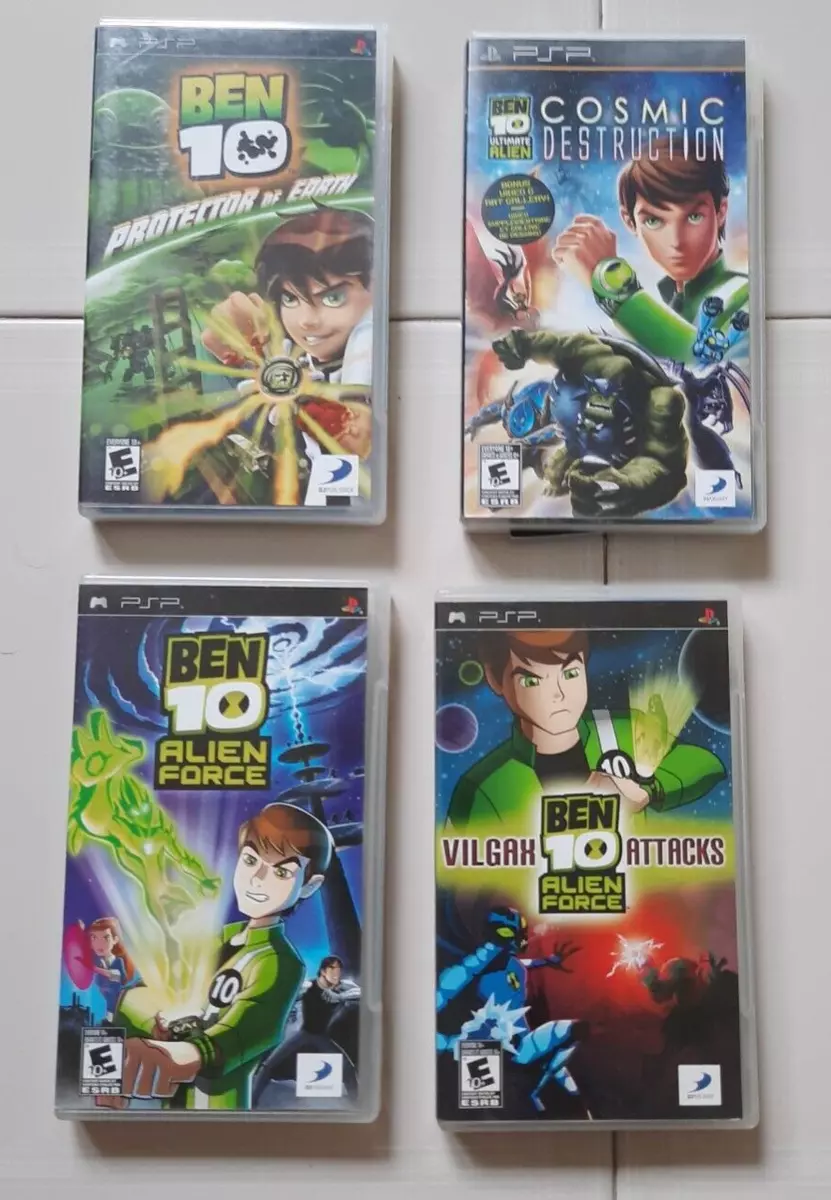 PSP Ben 10 Set of 4 Complete Games