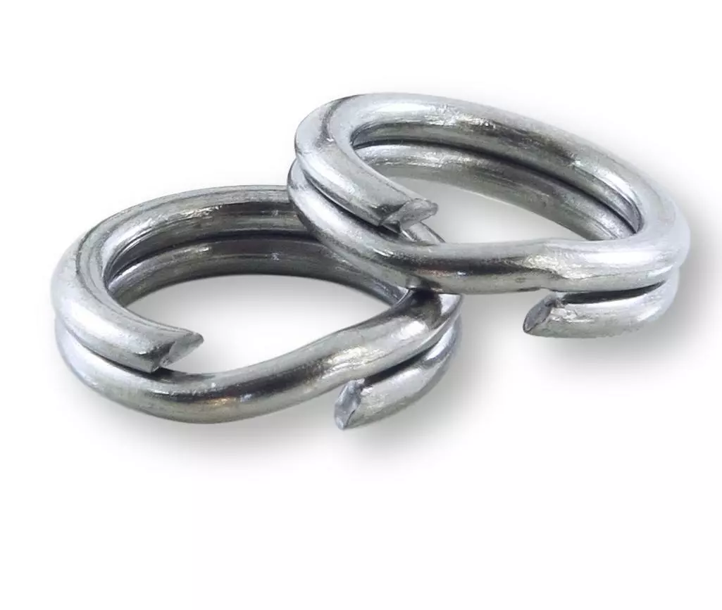 SIZE 2 Stainless Steel Split Rings 100 Count Pack MADE IN USA Fishing Tackle