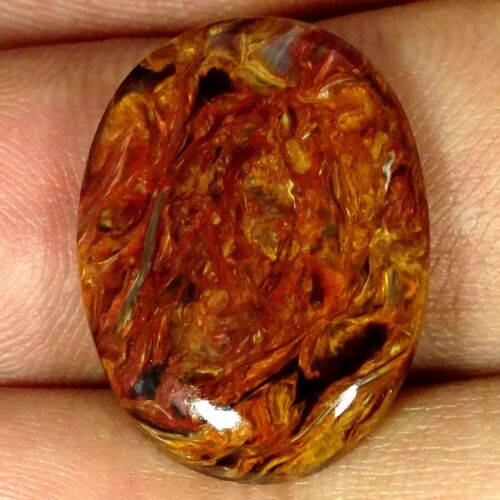 13.70 Cts Natural Pietersite Gemstone Oval Top Quality Cabochon 16X22X4MM - Picture 1 of 6