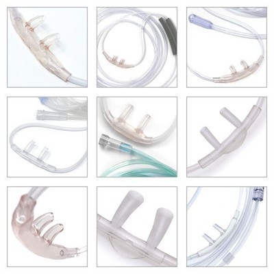 Nasal Cannula Variety Pack 12 Pack for Portable Oxygen Users - Multiple Designs