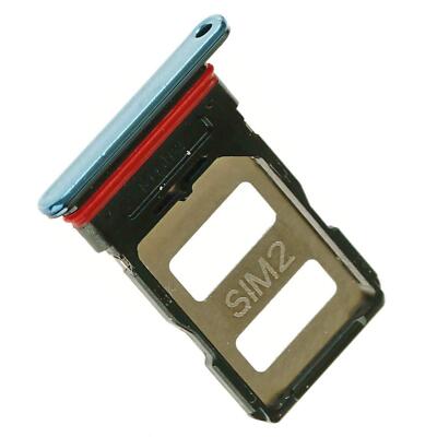 Sim Karten Halter Tray Fach Adapter Schlitten für Xiaomi Poco F3 Blau