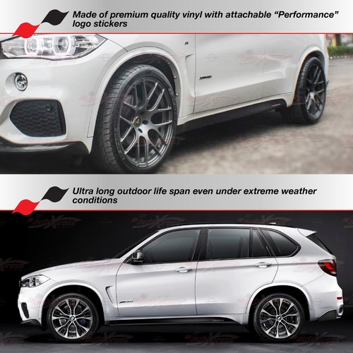 Fits BMW F15 F16 F85 F86 X Series Sport Side Skirt Stickers GLOSS Vinyl Stripes - Picture 5 of 10