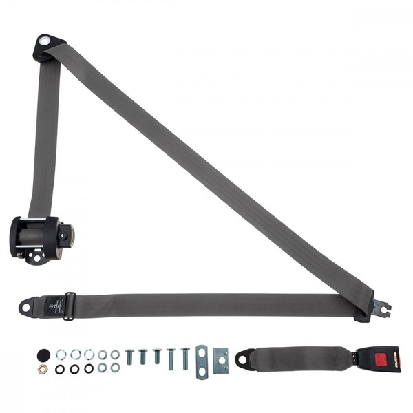 Heck Automatik Sicherheitsgurt FüR Opel Astra Hatchback 3Dr 1991 Form Grau-image