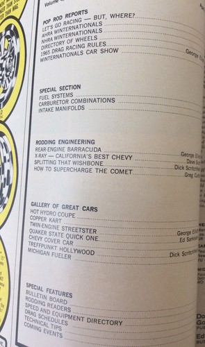 Popular Hot Rodding April 1965 Winternationals Special Edition Fuel Systems - Picture 6 of 12