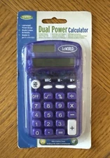 Calculator 8 Digit Display LeWorld Dual PowerAuto Power Off Memory Function