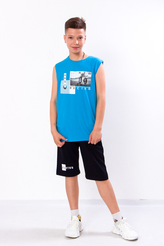 Clothing Set (boys), Summer,  Nosi svoe 6185-057-33-1 (svitlo-biriuzovyj-chor...
