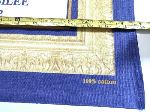 Vintage Her Majesty Queen Elizabeth II Golden Jubilee Linen & Cotton Tea Towel - Picture 2 of 3