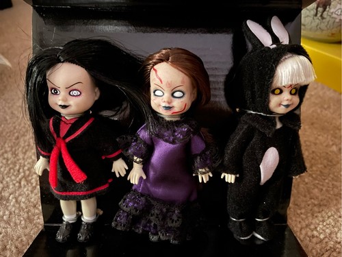 2001 Living Dead Dolls Mini Hong Kong Club Toy2R LE 999 Glow in Dark Eyes - Foto 4 di 9