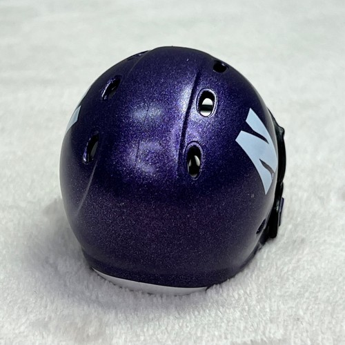 Riddell Mini Helmet Northwestern Wildcats NCAA Big Ten Purple IL Football 2 inch - Picture 4 of 5