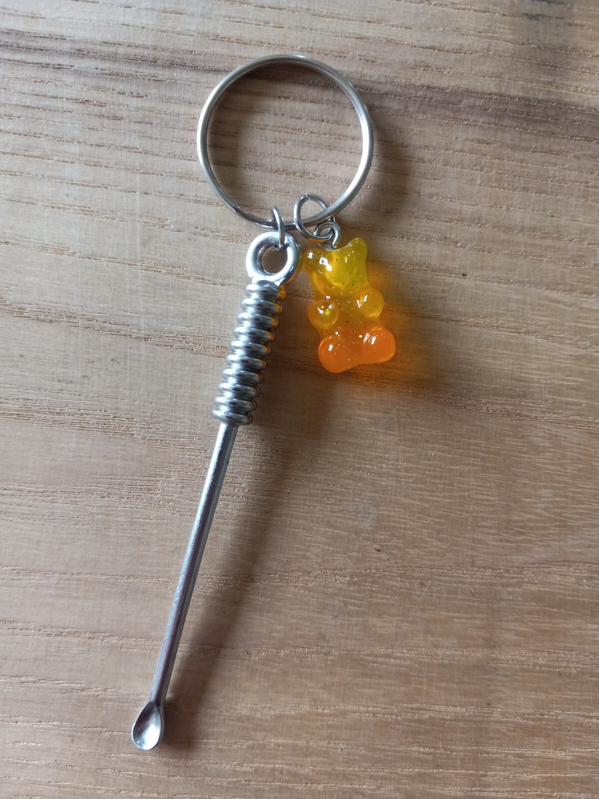 Mini sugar spice collectible spoon keychain for parties and EDC