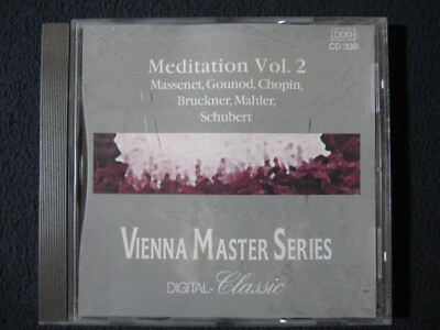 Meditation Vol. 2 [Audio CD] Vienna Master Serires Massenet, Gounod, Mahler ...