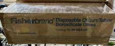 Culture Tubes Borosilicate 16 x 125 mm (250 Pcs) Fisherbrand Cat. # 14-961-30