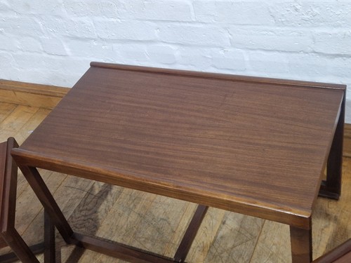 Mesa de centro vintage retro mediados de siglo - nido de mesas - Imagen 7 de 14
