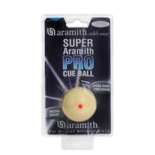 Super Aramith Pro Pool Cue Ball 2 1/4" in a blister