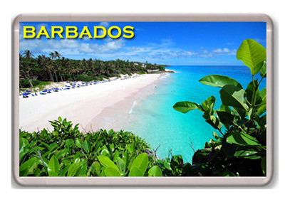 Antigua & Barbuda Map Caribbean Fridge Collector's Souvenir