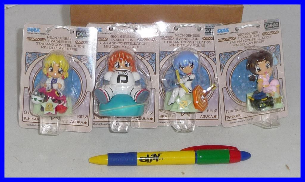 EVANGELION STERNZEICHEN Set 4 Figuren SERIE 2 Knige Asuka Sega Prize JAPAN 6190₽