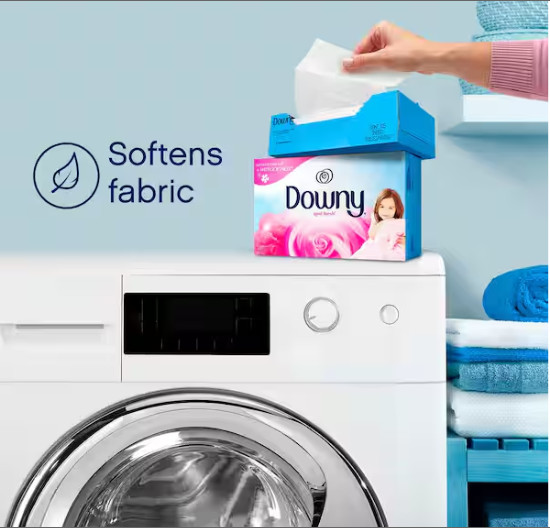Downy April Fresh Fabric Softener Dryer Sheets 240 Count Long-Lasting Scent