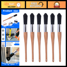 6pcs Parts Cleaning Brush Set for Auto Home Use - Solvent Brush for Engines, M