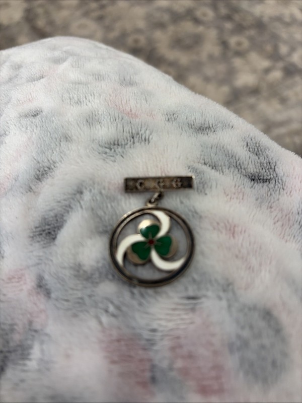 Girl Guides Thank You Badge Trefoil Three Fold Promise Enamel Pin
