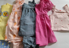 Baby Girl 12M Clothing Lot Summer Outfits Dresses Tops Bundle Cute NWT