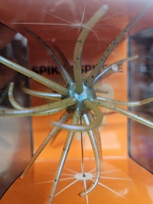 Spikey Sphere Coike Urchin Creature Bait Lure 19mm - Pumpkin Metallic