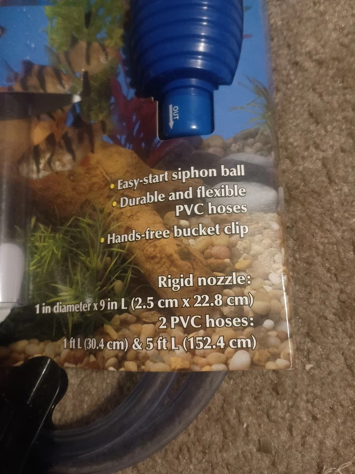 TOP FIN SMALL GRAVEL VACUUM GRAVEL CLEANER FOR SMALL AQUARIUM 1-10 GALLON - Image 3 of 4