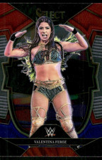 2023 Panini Select WWE Red and Blue #95 Valentina Feroz wrestling card