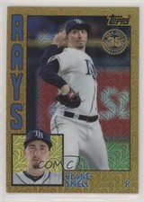 2019 Update Silver Pack 1984 Topps Baseball Chrome Gold 15/50 Blake Snell 00c5