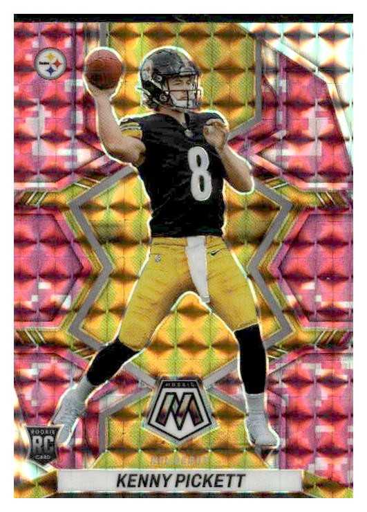 2022 Panini Mosaic #270 Kenny Pickett Mosaic Camo Pink