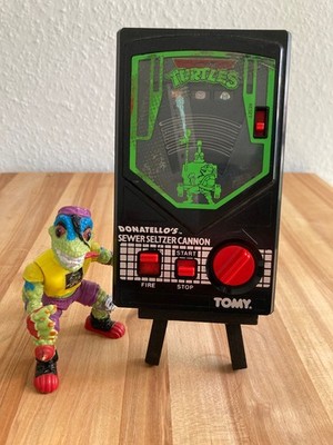 Vintage TOMY Teenage Mutant Ninja Turtles Donatello's Sewer Seltzer Cannon Game