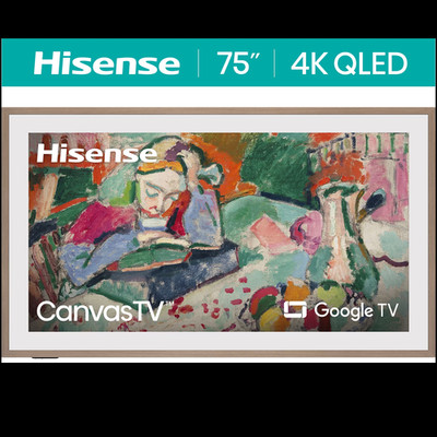 75-Inch Class QLED 4K S7N Canvastv Series Dolby Vision HDR Google Smart TV (75S7