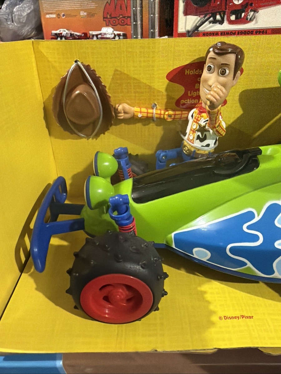 Disney Pixar Toy Story RC Free Wheel Buggy – With Woody – Vintage