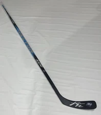 LOGAN COOLEY SIGNED HOCKEY STICK UTAH MAMMOTH NHL STAR PROOF JSA COA