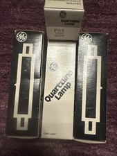 GE Quartzline Lamp NOS 650W 120V, FBY Pack of 4