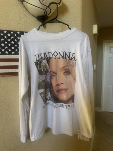 Madonna Vintage Drowned tour long Sleeve 2000s vintage concert t-shirt, vintage, single stitch, B+ condition