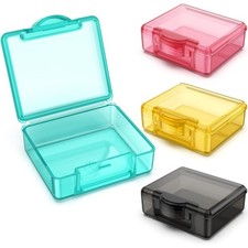 Mini Clear Plastic Pill Organizer Portable Travel Pill Case Container for Pocket
