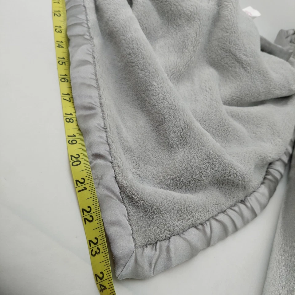 Manta bebé elefante nubes gris blanco gris elección de los padres borde satinado felpa adorable Foto 4 de 4