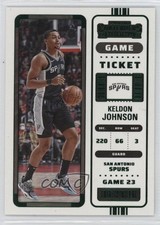 2022-23 Panini Contenders Green Game Ticket Keldon Johnson #97 0c4