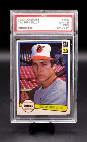 1982 Donruss Cal Ripken Jr RC #405 Rookie Card Graded PSA 9 OC Orioles HOF