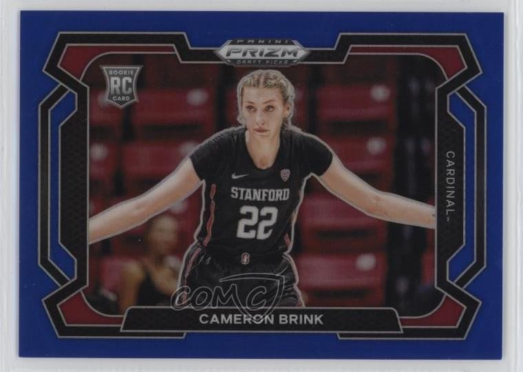 2024 Panini Prizm Draft Picks Blue Variations /199 Cameron Brink #89 Rookie RC