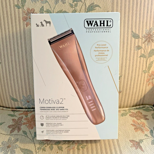 Wahl Motiva2 Professional Pet Clipper for Pets Petite Orchid, Gently Used