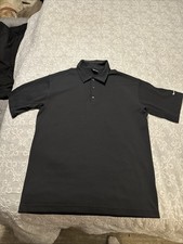 Nike golf sphere dry L black short sleeve polo shirt