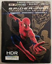 Spider-Man 1, 2, 3 (4K Ultra HD Blu-ray, 2017, Giftset Limited