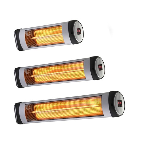 Vevare Electric Infrared Radiant Heater 1500W 2500W 3500W Remote Heater 2PCS - Picture 9 of 36