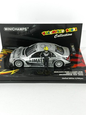 Minichamps 1:43 Mercedes Classe C 2006 - Modello Auto Da Collezione Valentino Rossi, Test Vehicle Rosso