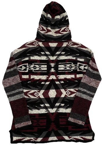 Southwest Sweater Hoodie Women L Yellowstone Aztec Cowboy Rancher Hippie Western - Picture 8 of 17
