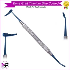 Bone Graft Titanium Blue Coated Premium Surgical Bone Grafting Instruments Tools