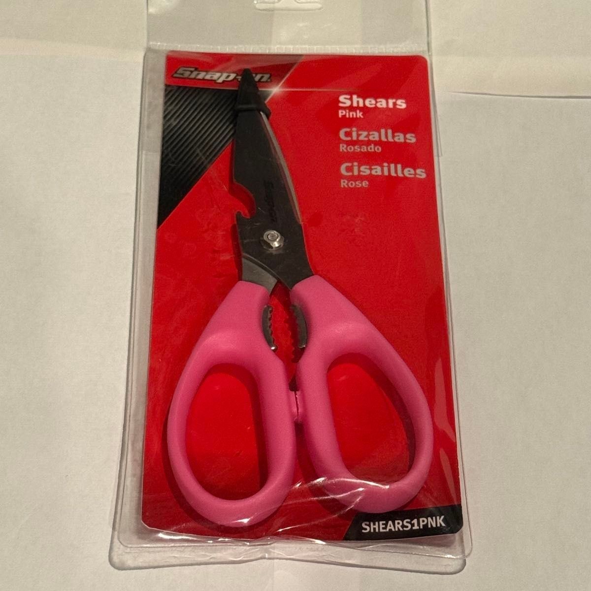 スナップオン　ハサミ　SHEARS1PNK ピンク Snap-on SHEARS1RD Exclusive Shears Pink Stainless Steel