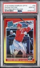 2018 PANINI DONRUSS OPTIC RED/YELLOW #56 SHOHEI OHTANI ROOKIE RC PSA 10